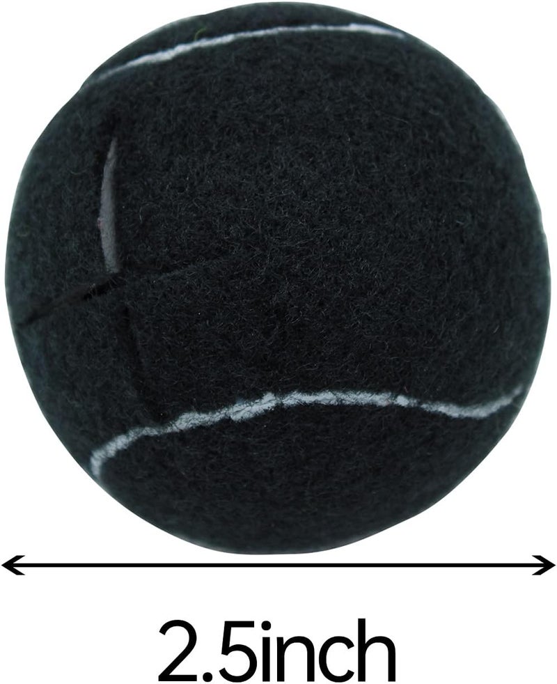 Magicorange 8PCS Precut Walker Tennis Balls for Furniture Legs and Floor Protection, Heavy Duty Long Lasting Felt Pad Glide Coverings (Black) - Image 2